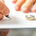Dear John Letter, Asking for Divorce, Wedding Ring on Table